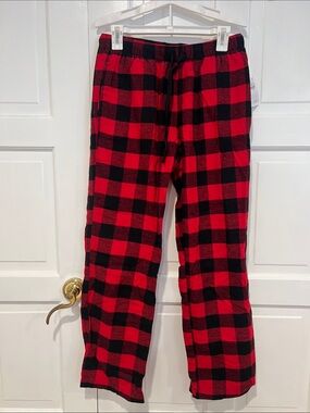 Old Navy Red and Black Buffalo Plaid Pajama Bottoms